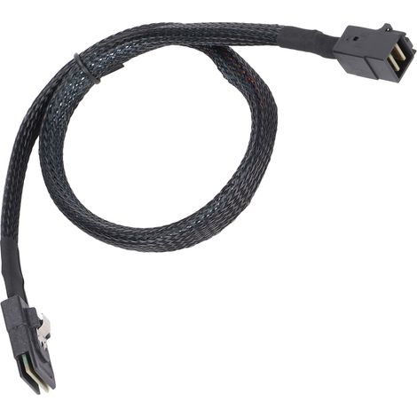 36-poliges Mini-SAS-Kabel: breites Anwendungsspektrum, hohe Packungsdichte, kompakte Größe, platzsparend, schnelle Verbindung. Mini-SAS HD SFF-8643 auf SFF-8087 (1/5)