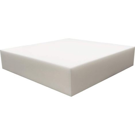 Coussin en Mousse d'ameublement Haute densité 12,7 x 61 x 61 cm Coussin de Chaise carré pour chaises de Salle à Manger Coussin de Rechange pour siège de Fauteuil Roulant (1/5)