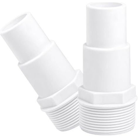 Lot de 2 raccords de tuyau pour piscine Diamètre : 32/38 mm sur 1,5" (1/5)