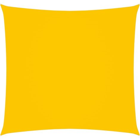 Telo parasole a vela in tessuto oxford quadrato 4 x 4 m giallo 020009507