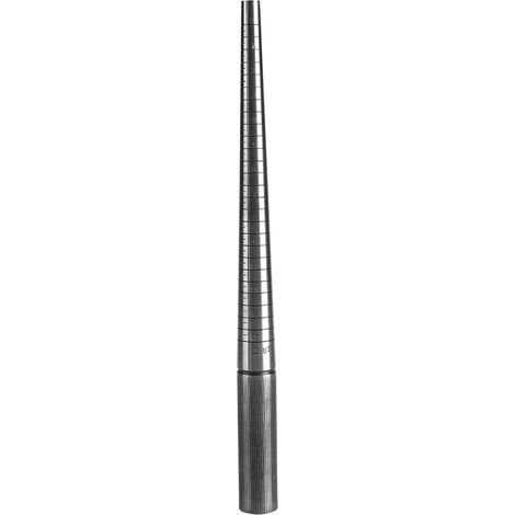 Mandrin pour Calibreur de Bague, Mesure de la Taille de la Bague Mesure de la Taille des Doigts Fabrication de Bijoux Outil de Marteau de Formage (1/3)