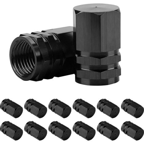12x Aluminium Ventilkappen für Auto, LKW, Motorrad - Wasserdicht & Universell (1/5)