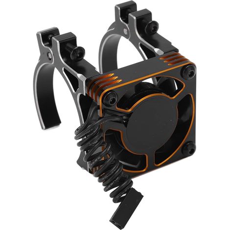 Ventilateur Refroidissement Moteur 40mm Alliage Aluminium Léger Dissipation Thermique Supérieure Compatible Modèle Voiture Télécommande Support Inclus (1/5)