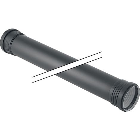 Geberit Silent-PP Rohr mit zwei Muffen Außendurchmesser 75mm, Länge 100cm (1/5)