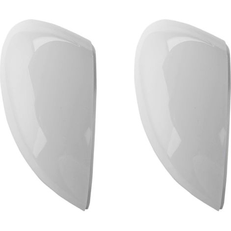 2 coques de rétroviseur latéral gauche blanches de rechange pour Ford Fiesta 2008-2017 (1/5)
