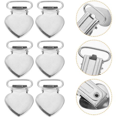 Clips de fixation pour sangles en acier inoxydable, paquet de 30. (1/5)