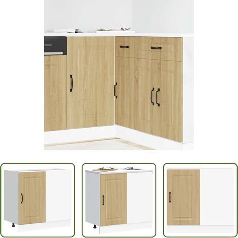 Holzwerkstoff -  Küchenunterschrank Kalmar Sonoma-Eiche Holzwerkstoff (1/5)
