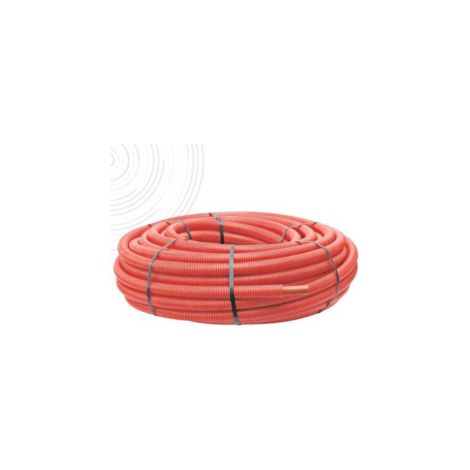 Tube PER pré gainé rouge 50m 10 12 SOMATHERM 113 12 50A