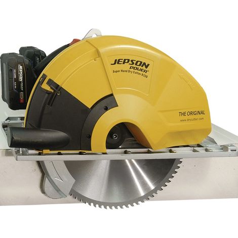 JEPSON Akku-Metallhandkreissäge Dry Cutter 8320E 2 x 18 V 5,5 AhSchnitttiefe 90° 120 mm 320 x 1,8 x 25,4 mm