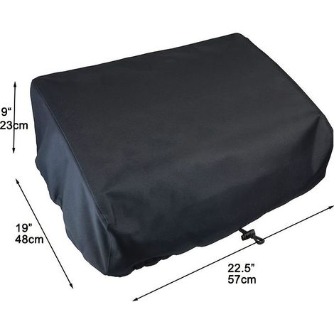Schutzhülle für Plancha-Grill aus 210D Oxford-Gewebe – Größe 574823 cm – wasserdicht, UV-beständig und staubdicht – schwarz – für den Außenbereich (1/5)