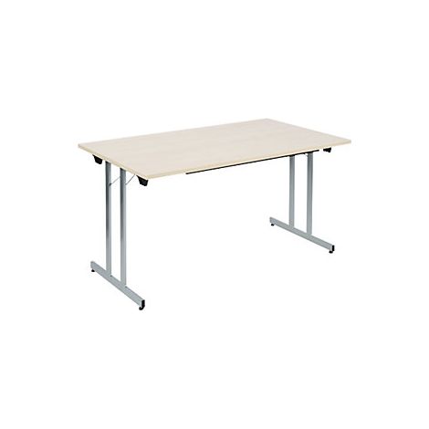 Mesa plegable F25 A x P 1400 x 800 mm tablero en decoración (1/3)