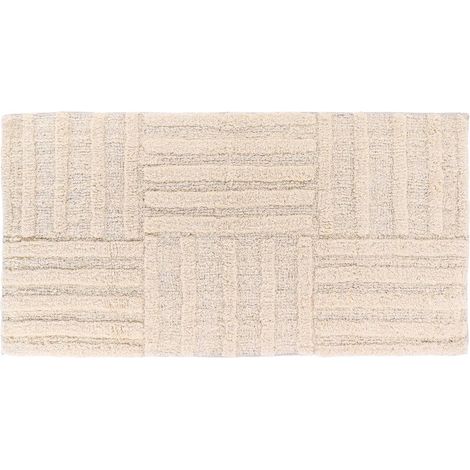 Tappeto kacy in cotone 45x90cm - naturale - Tendance