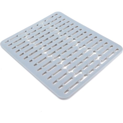 Tapis d'évier en silicone multifonctionnel antidérapant et isolant thermique, accessoire de cuisine (1/5)