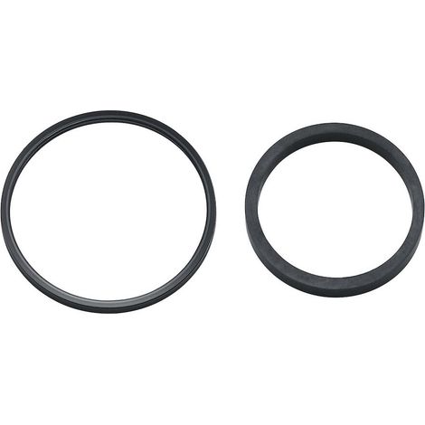 Assortimento Guarnizioni in gomma piatte e coniche per Canotti/sifoni 1" 1/4