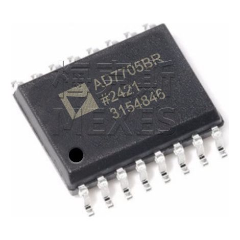 The AD7705BRZ and AD7708BRZ chips, electronic components and electronic parts (5 units of each) are shipped.