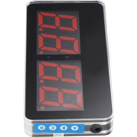 Moderne, USB-betriebene, leuchtende LED-Digitaluhr für Wohnzimmer, Küche und Büro, DC 5 V, EU-Stecker, 110–220 V (1/5)