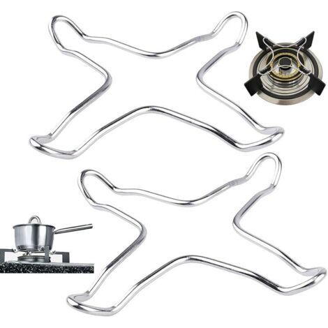 2pcs Stainless Steel Gas Reducer for Gas Stove Trivet Wok Gas Stove Gas Stove Trivet Coffee Pot Holder (1/4)