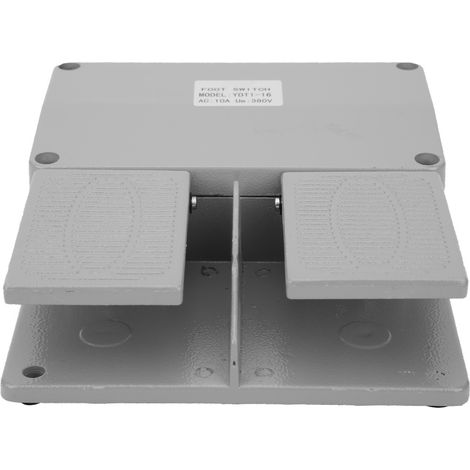 BERM – interrupteur à pédale double pour Machine électrique, Kit de clips d'alimentation YDT1-16 380VAC
