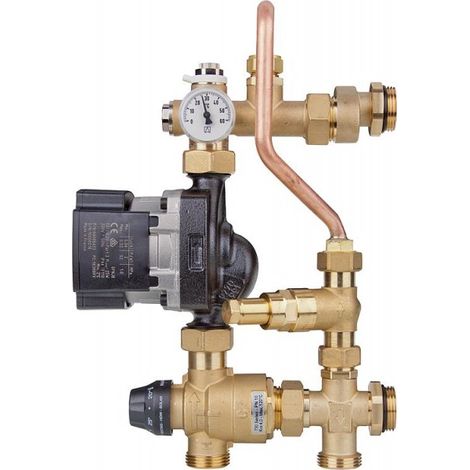 Fußboden Festwertregelset mit Pumpe Wilo oder Grundfos Pumpengruppe Heizung 686 FIX 'Grundfos UMP3' (1/3)