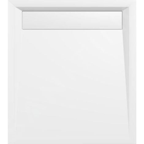 Polysan - Receveur de douche VARESA avec cache siphon, 90x80 cm, blanc 71606 (1/2)