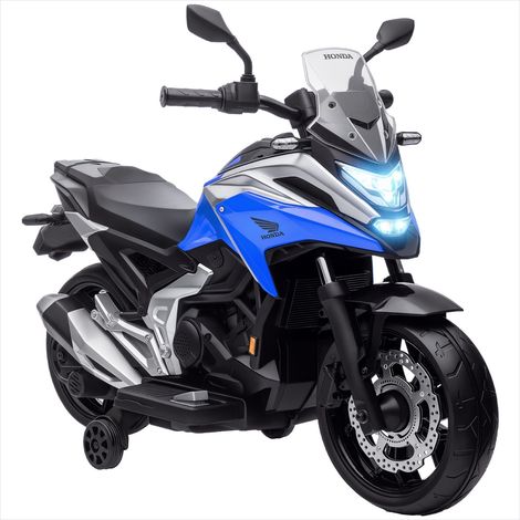 Moto électrique pour enfant Moto électrique enfant Honda bleue (1/5)