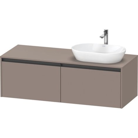 Duravit Ketho.2 Konsolenwaschtischunterbau wandhängend (1/2)