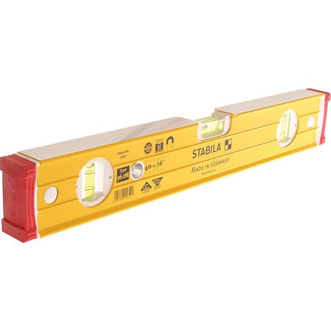 Stabila 15852 96-M-2 Magnetic Spirit Level 3 Vial 40cm STB96M216