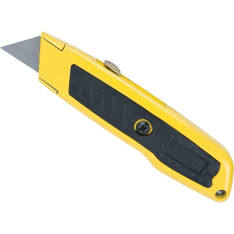 BlueSpot Tools 29158 Soft Grip Retractable Trimming Knife with High-Visibility Handle (1/2)