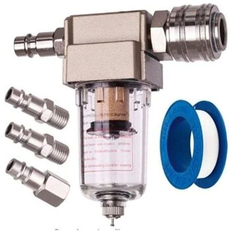 BUNTHAUS Filtre air comprim, Sparateur deau, Sparateur dhuile, raccord rapide inclus (1/5)