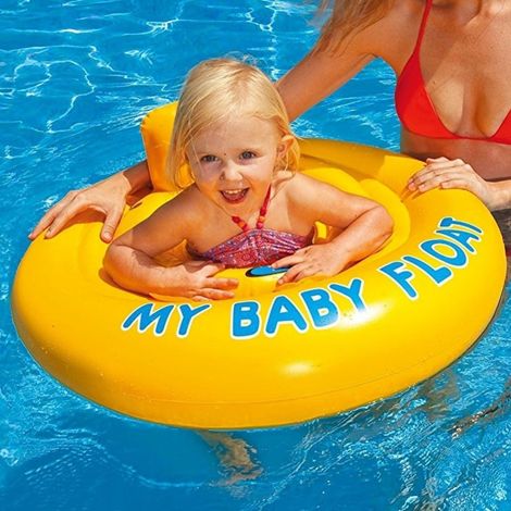 TrAdE Shop Traesio - Salvagente Gonfiabile Bambino Neonato Mare Con Mutandina E Schienale 70 Cm - (1/4)