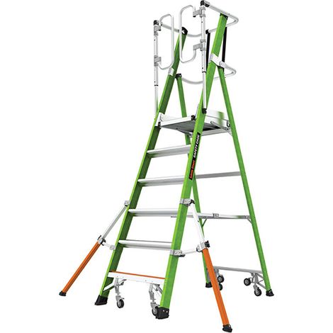 Scala componibile 6 pioli - Altezza raggiungibile 3.70m - LIG-19706