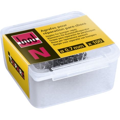 100 Agrafes fissure importante (N) - Ce produit de marque GYS est neuf.