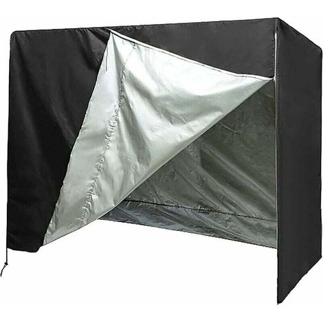 Housse de protection pour balancelle de jardin, 2/3 places, étanche, anti-poussière, anti-UV, indéchirable, pliable pour balancelle de jardin, terrasse, cour(220145170CM) (1/5)