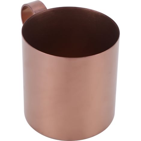 Mug cocktail 400 ml en acier inoxydable 304, idéal pour la bière, le café ou l'eau, couleur or rose. (1/5)