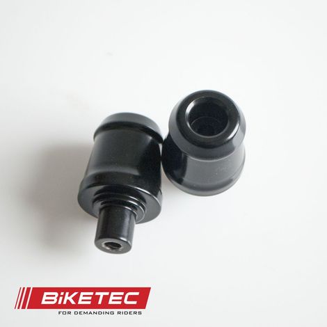 Contrappesi/terminali manubrio Biketec per Kawasaki (vedi descrizione aggiuntiva) neri 2404040000, OEM: 13042-0753