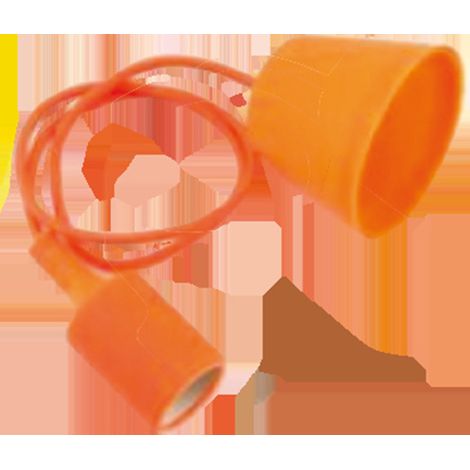 PENDEL E27 98CM ARANCIONE IN PLASTICA E SILICONE