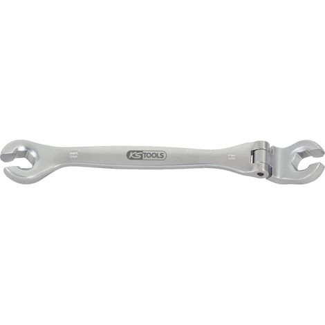 KS Tools CHROMEplus Offener Doppel-Ringschlüssel mit Gelenk, 8mm - 518.0378 (1/4)