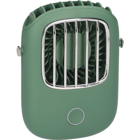 Ventilateur de cou suspendu 3 en 1 – 3 vitesses, rechargeable, portable – Bureau, maison, voyages, plein air