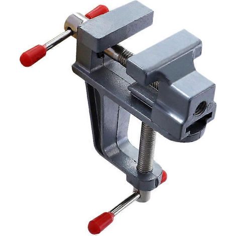 Mini étau de table portable, petit étau pour petits travaux de loisirs créatifs, bijouterie, bricolage, réparation, outil d'étau d'établi (1/4)