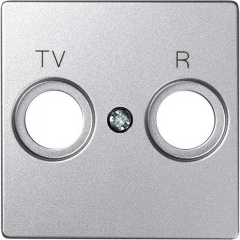 Placa para toma inductiva de r-tv aluminio frío SIMON 82 DETAIL 82053-93