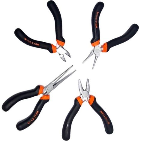 Set 4pz Mini Pinceau électrique 115 Mm Acier