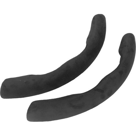 Housse de protection en daim pour volant de voiture, absorbant la transpiration, compatible avec Mercedes-Benz Classe C et Classe B, noir. (1/5)