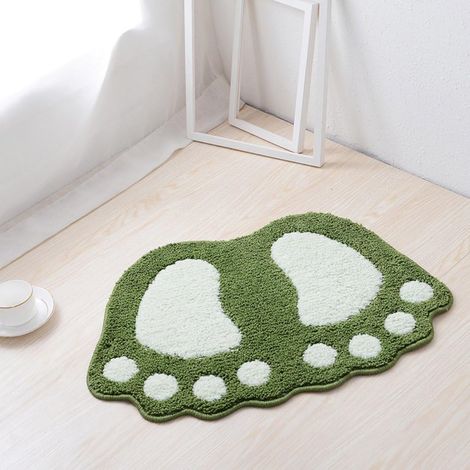 (67 x 48 cm) Rutschfeste Badematte, schnell trocknende Küchenmatte für Badezimmer, weiche Muster, absorbiert Wasser, rutschfeste Badewanne