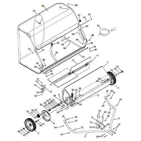 BORSA TRAMOGGIA ASSY ORIGINALE STIGA - 1319-2892-01