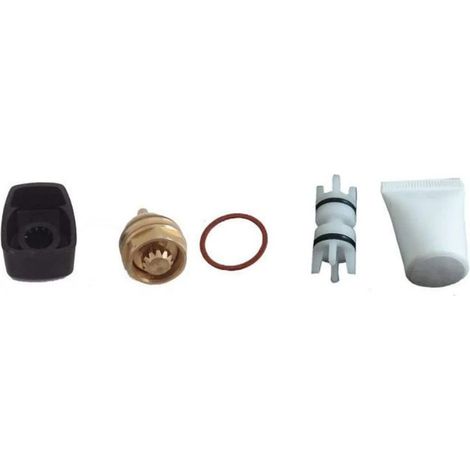 Porcher – Inverseur bain-douche monotrou m18x1 excentré – Finition métal – Entraxe 150mm – Pour mitigeur de baignoire