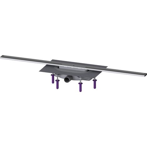 KESSEL-Canaleta de ducha Linearis Infinity 60 - L: 1000 mm, DN 40, Acero inox. cep., Megastop, 45300.10