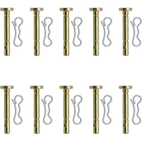 Goupilles de sécurité de rechange pour fraise à neige — Compatibles avec les modèles 738-04124A et 714-04040 (lot de 10) (1/4)