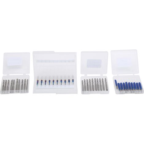 Lot de 40 fraises de défonceuse en acier tungstène, queue de 3,175 mm, outils de gravure pour machine (1/5)