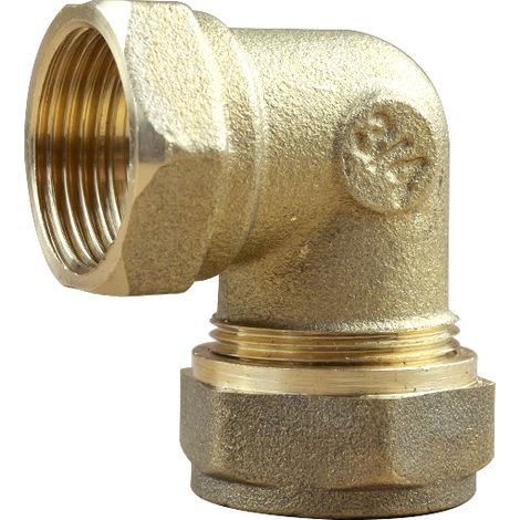 Coude bicone 3/4" (20/27) Femelle - Cuivre Ø22 - Arcanaute (1/4)