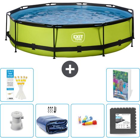 Exit Pool Rund - 360x76 cm - 7-teilig S177